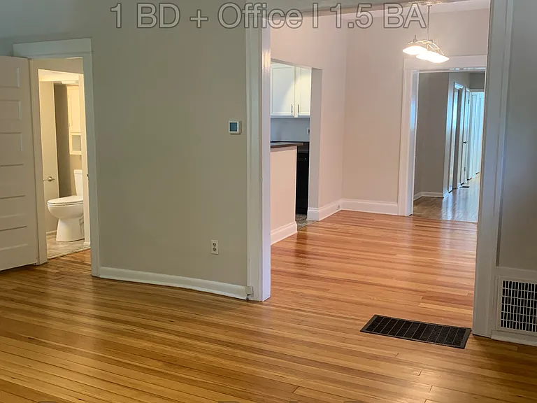 Living Room towards 1/2 bath