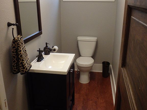 1/2 Bath on Main Floor