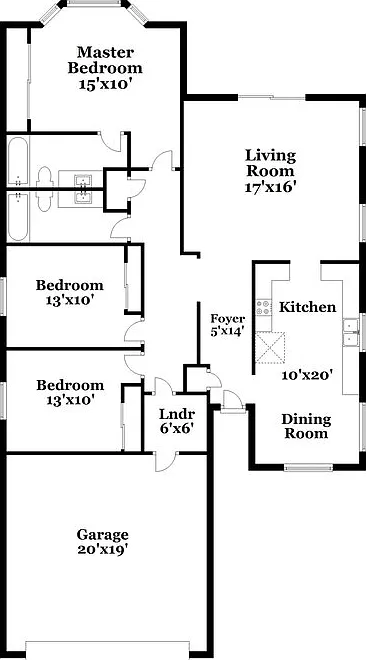 3 bed, 2.0 bath, 1374 sqft, $1,855 — Photo 2