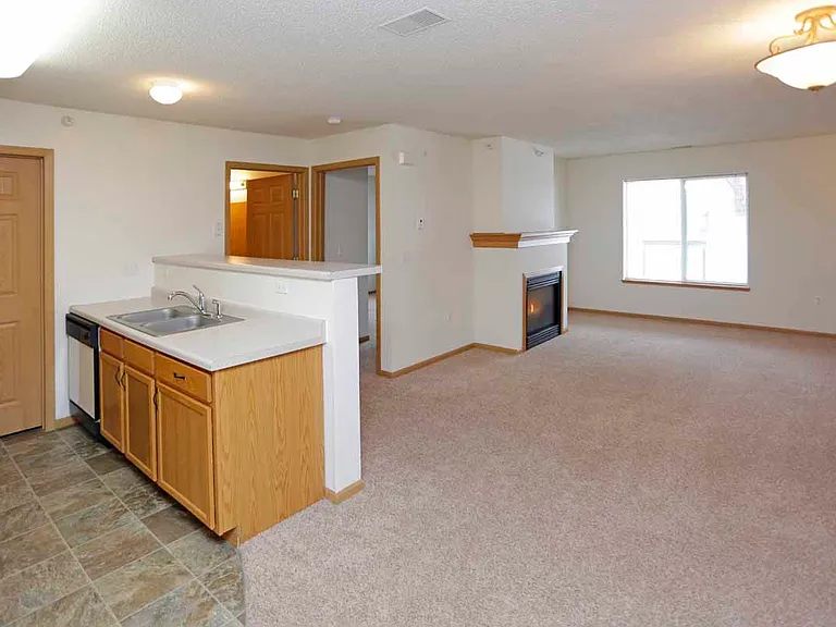 Fireplaces in select homes