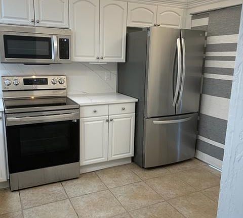 New kitchen with new countertops.