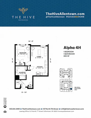 Floor plan Alpha 4H