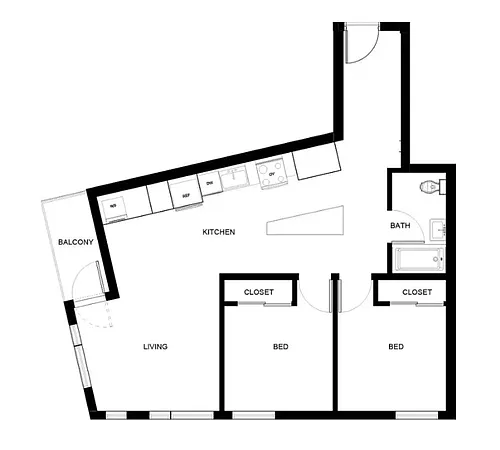Floor plan B2