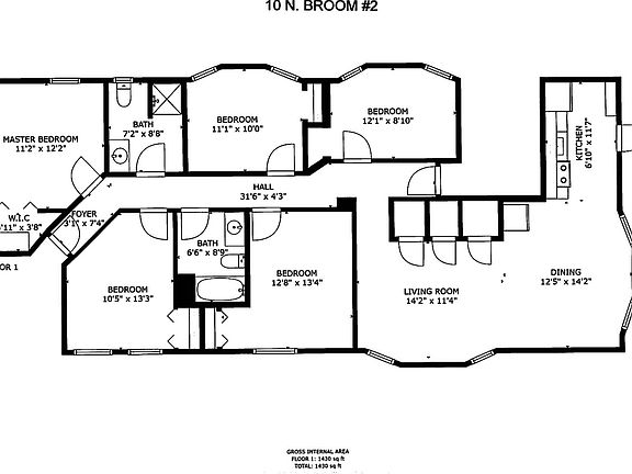 2nd image of 10 N Broom St APT 2