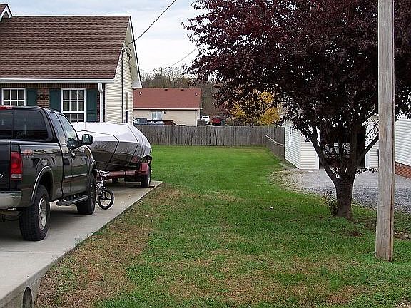 View from front to back of property.