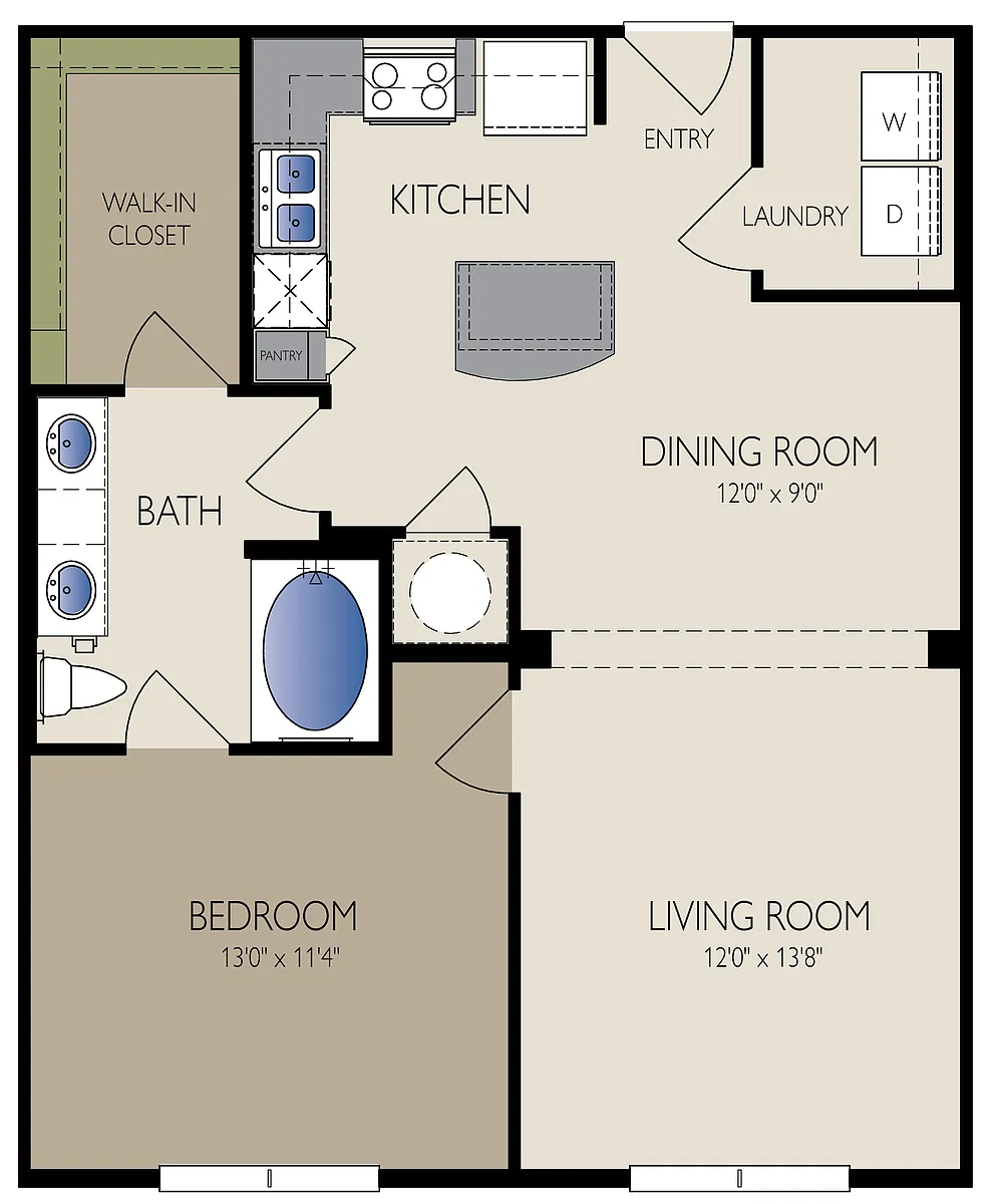 Floor plan Greenbriar
