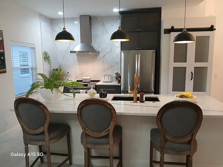 Kitchen from dining room