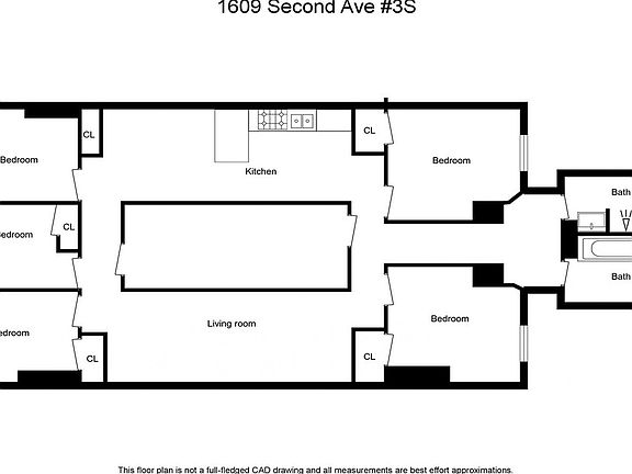 2nd image of 1609 2nd Ave #3R