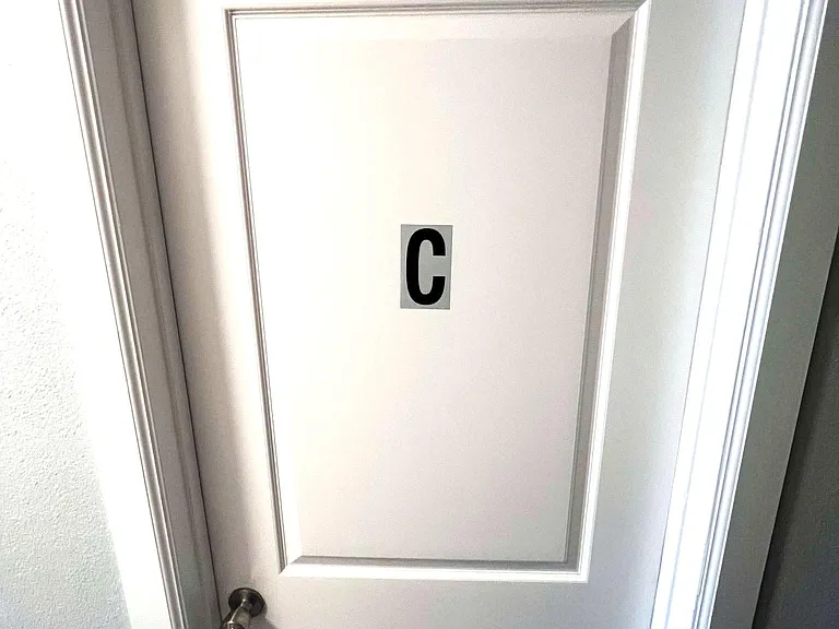 Entrance to Room C with key