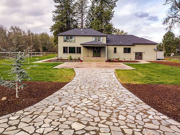 stone path to common area