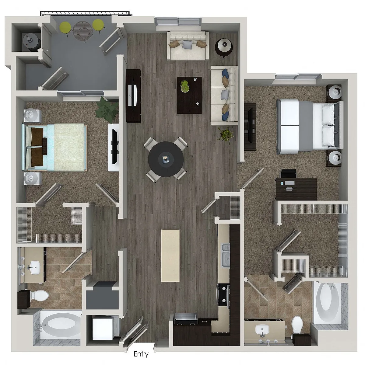 Floor plan B3a