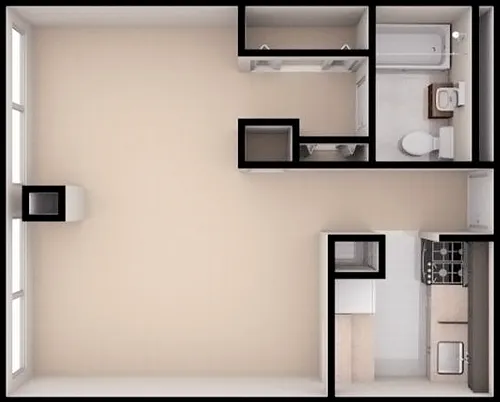 Floor plan Studio