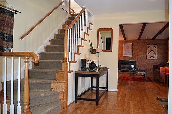 Entry Hall and Family Room