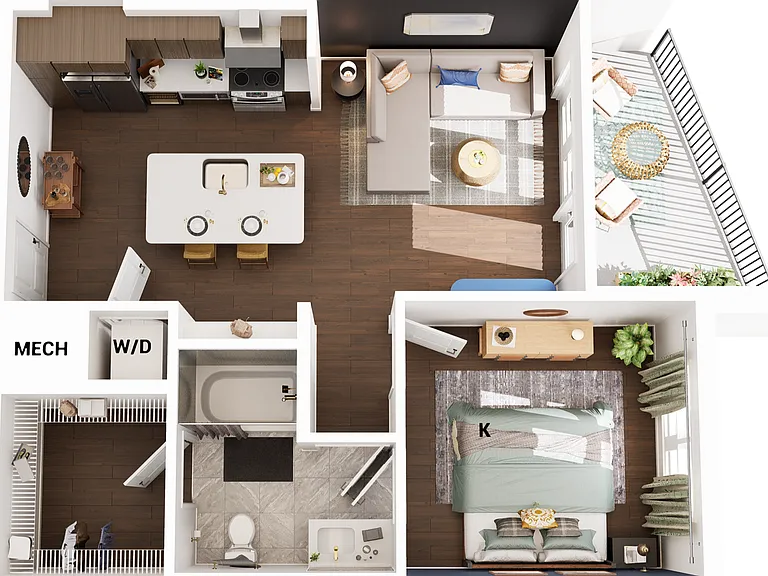 A1 floor plan Broadstone West End