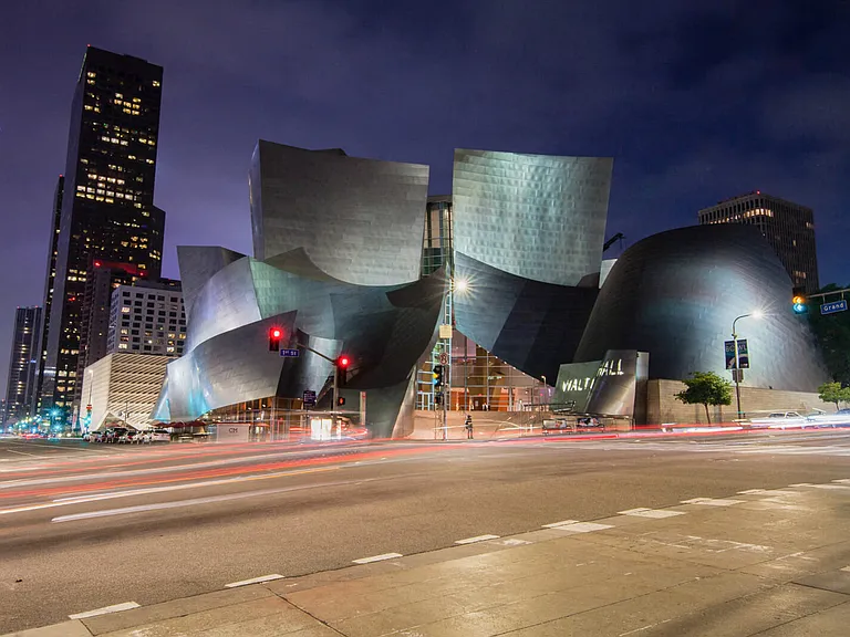 Enjoy a show at the Walt Disney Concert Hall