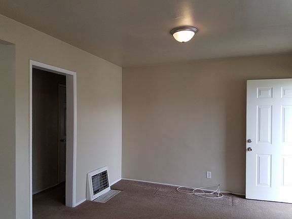 living room with heater