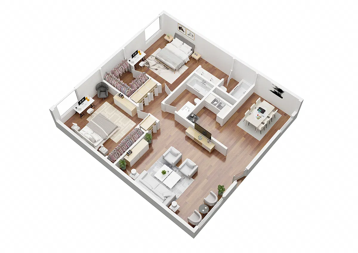 Floor plan St. Lucia