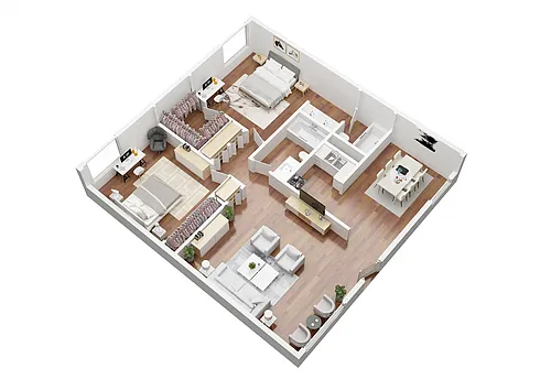 Floor plan St. Lucia