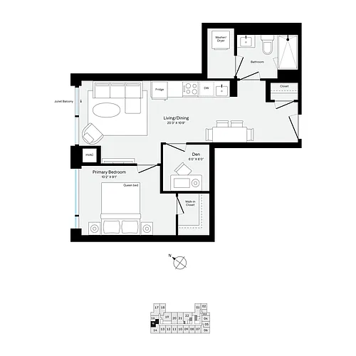 Floor plan Q0615