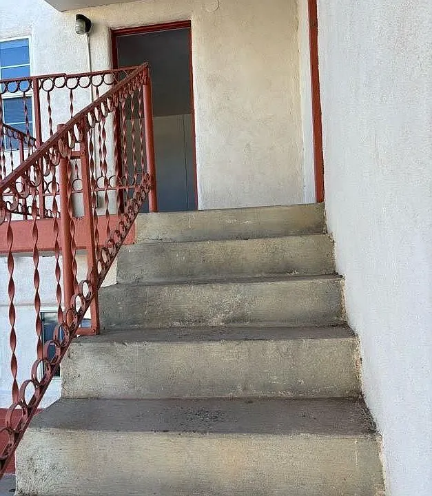 Unit is upstairs