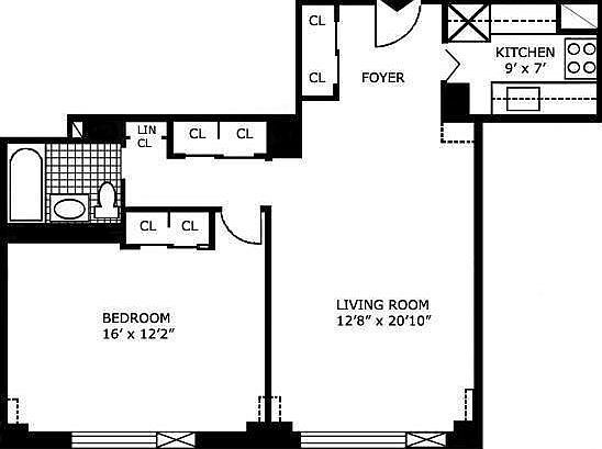 2nd image of 400 Central Park W APT 17V