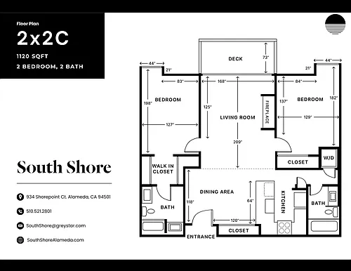 Floor plan The Bay