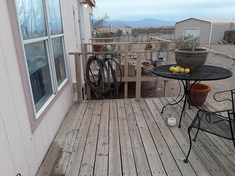 Picture of deck off laundry room