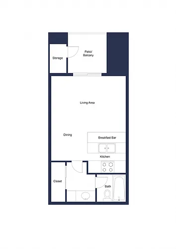 Floor plan Studio