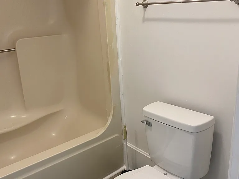 New elongated toilet.