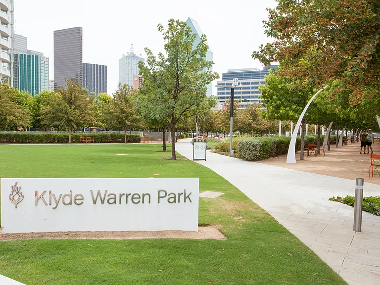 Spend time outdoors at nearby parks offering open space to relax and recharge.