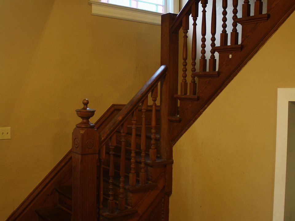 original wooden staircase