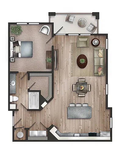 Floor plan Amity