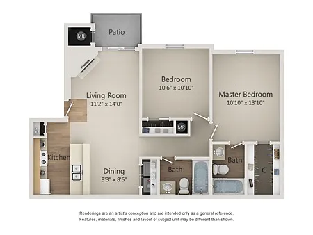 Floor plan B3