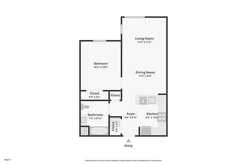 Floor plan Standard J