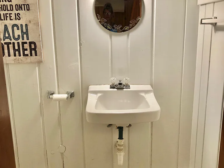 Basement bathroom