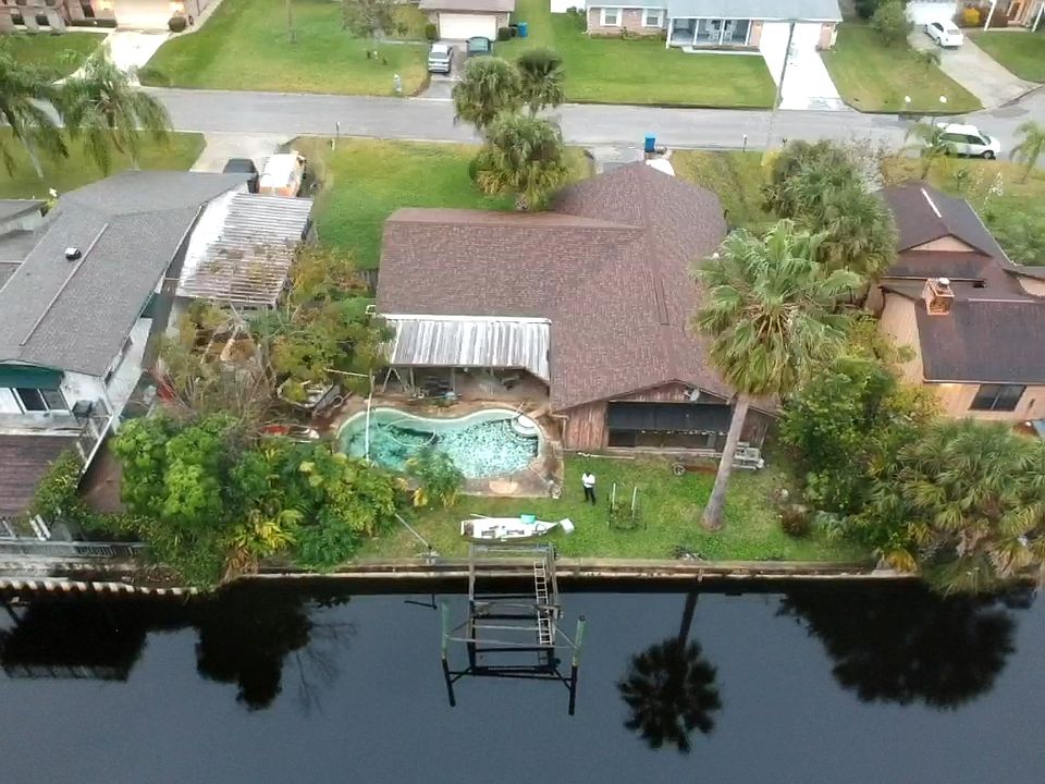 From above the canal