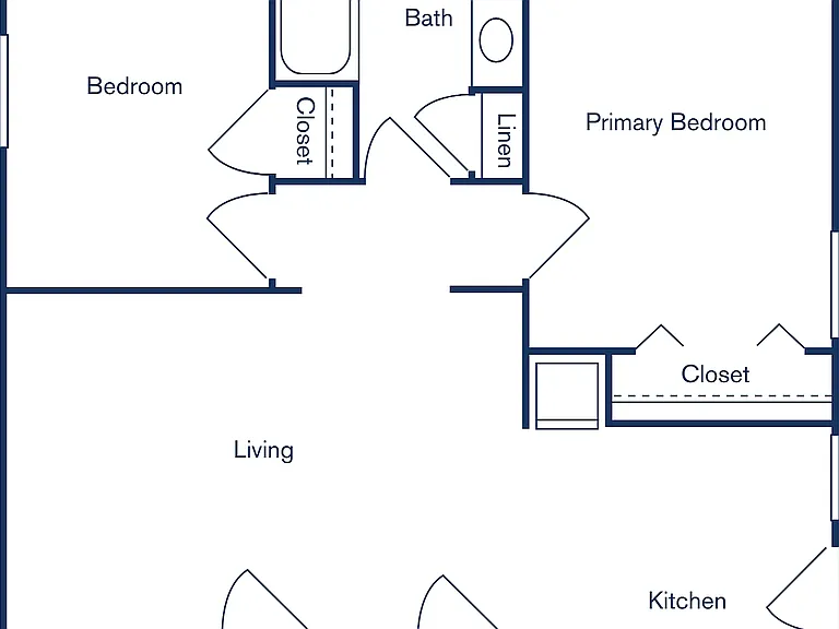 The Hyde Park 2 Bed, 1 Bat The Hyde Park 2 Bed, 1 Bat