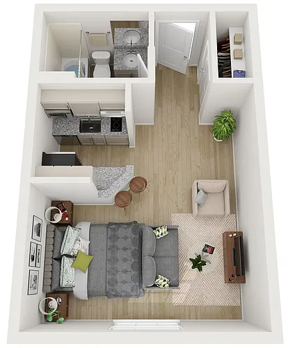 Floor plan Studio