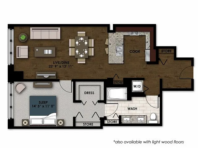 Floor plan A510