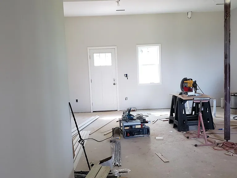 room down stairs, now finished.