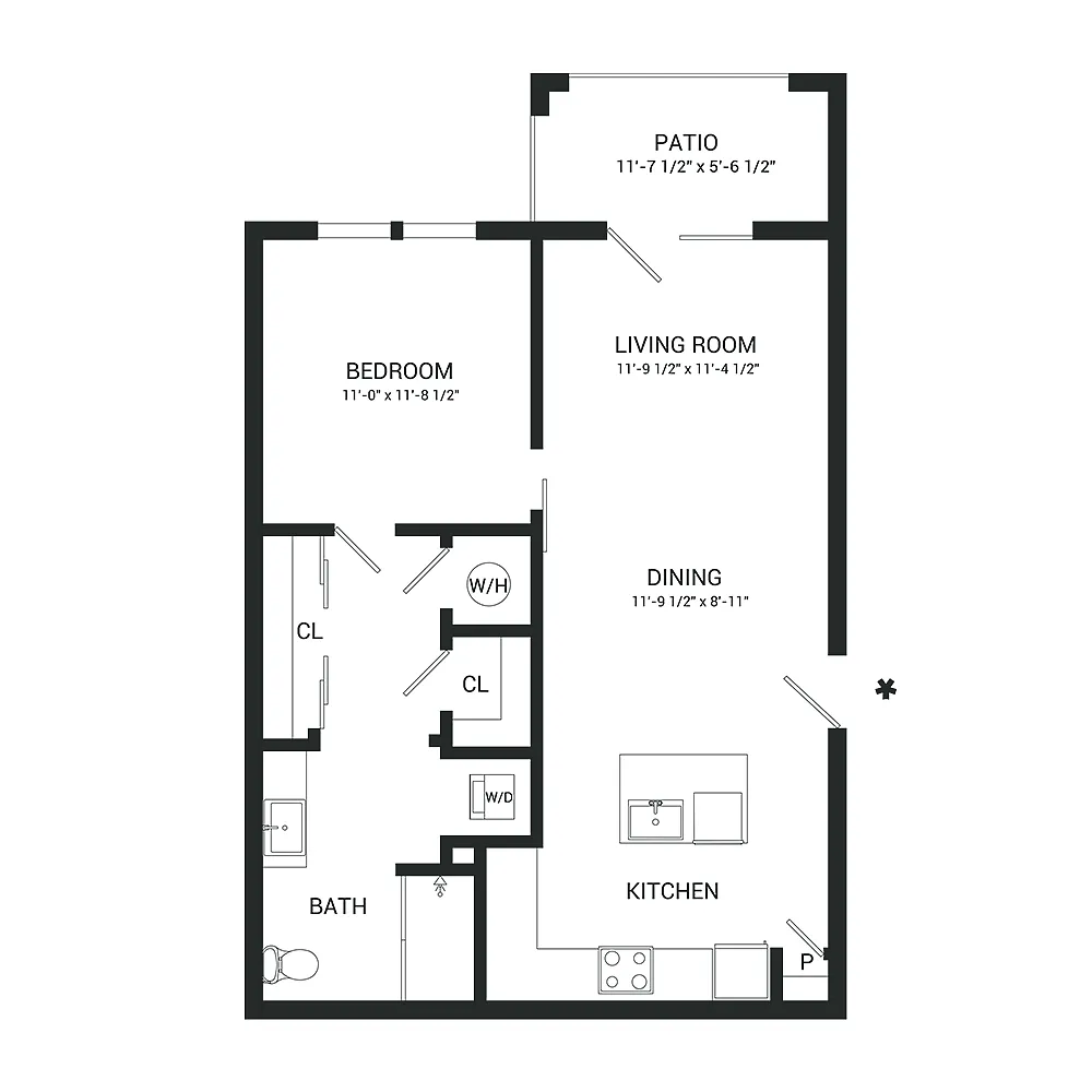 Floor plan Caramel