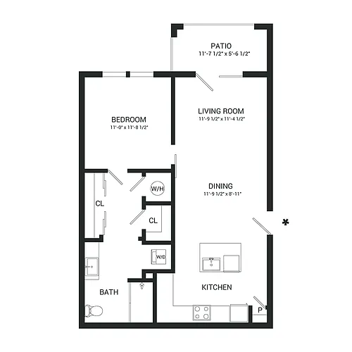Floor plan Caramel