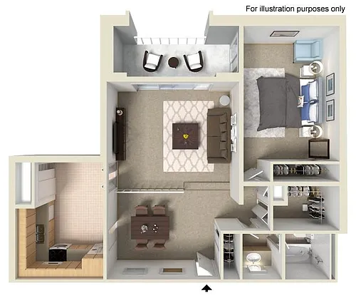 Floor plan 1CWD