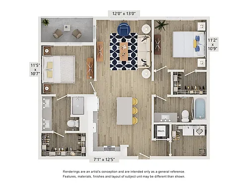 Floor plan B1