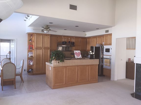 Family room and kitchen