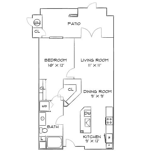 Floor plan Design 1B