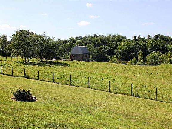 View of the barn from the deck.