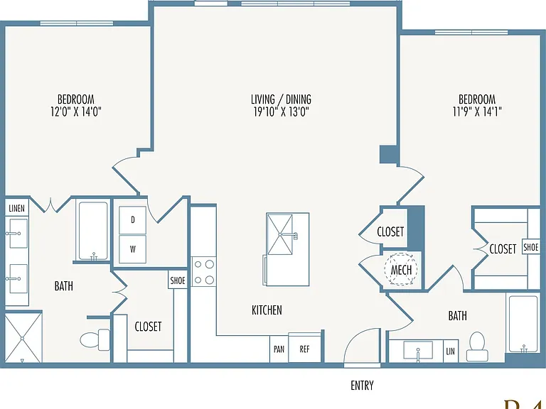 Tribute at the Rim Floor Plan B4 Tribute at the Rim Floor Plan B4