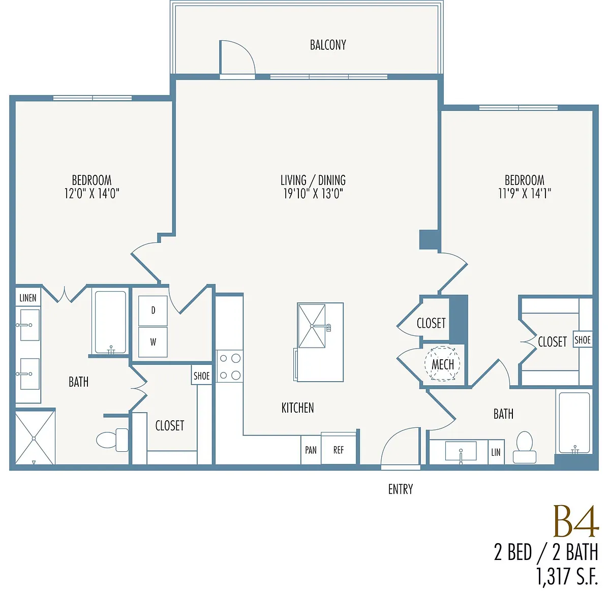 Floor plan B4