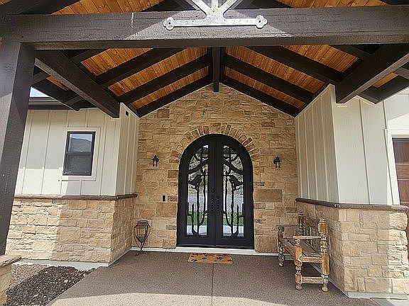 Front Entry, customer doors
